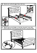 Предварительный просмотр 4 страницы Sareer Rochelles Bed Assembly Instructions