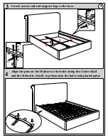 Предварительный просмотр 4 страницы Sareer Rome Bed Assembly Instructions