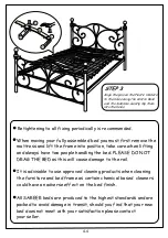 Предварительный просмотр 4 страницы Sareer Sherry 4'6 Bed Assembly Instructions