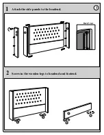 Предварительный просмотр 3 страницы Sareer Sienna Bed Assembly Instructions