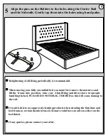 Предварительный просмотр 5 страницы Sareer Sienna Bed Assembly Instructions