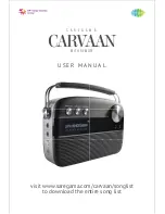 Preview for 1 page of Saregama CARVAAN User Manual