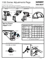 Preview for 6 page of Sargent 1130 Series Installation Instructions Manual