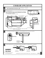 Preview for 2 page of Sargent 1431 series Installation Instructions Manual