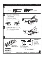 Preview for 5 page of Sargent 1431 series Installation Instructions Manual