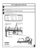 Preview for 6 page of Sargent 1431 series Installation Instructions Manual