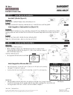 Предварительный просмотр 3 страницы Sargent ASSA ABLOY 10 Series Installation Instructions