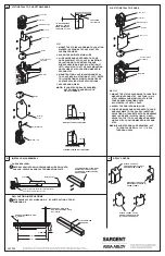 Preview for 2 page of Sargent ASSA ABLOY 3727 Series Instructions For Installing