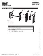 Предварительный просмотр 5 страницы Sargent ASSA ABLOY 7900 Installation Instructions Manual