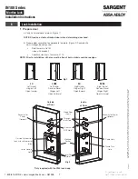 Предварительный просмотр 7 страницы Sargent ASSA ABLOY 7900 Installation Instructions Manual