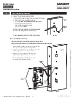 Предварительный просмотр 9 страницы Sargent ASSA ABLOY 7900 Installation Instructions Manual