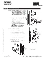 Предварительный просмотр 14 страницы Sargent ASSA ABLOY 7900 Installation Instructions Manual