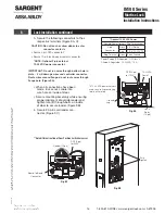 Предварительный просмотр 16 страницы Sargent ASSA ABLOY 7900 Installation Instructions Manual