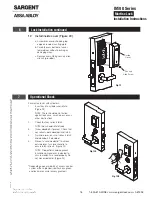 Предварительный просмотр 18 страницы Sargent ASSA ABLOY 7900 Installation Instructions Manual