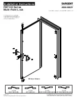 Sargent ASSA ABLOY FM7100 Series Installation Instructions Manual preview