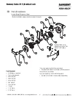 Preview for 6 page of Sargent ASSA ABLOY Harmony Series Installation Instructions Manual