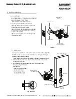 Preview for 10 page of Sargent ASSA ABLOY Harmony Series Installation Instructions Manual