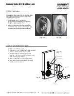 Preview for 14 page of Sargent ASSA ABLOY Harmony Series Installation Instructions Manual