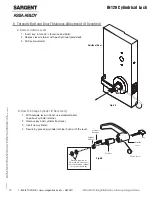 Preview for 10 page of Sargent Assa Abloy IN120 Installation Instructions Manual