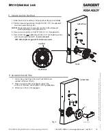 Preview for 13 page of Sargent Assa Abloy IN120 Installation Instructions Manual