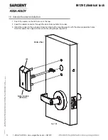 Preview for 14 page of Sargent Assa Abloy IN120 Installation Instructions Manual