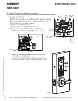 Preview for 16 page of Sargent Assa Abloy IN120 Installation Instructions Manual