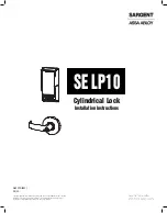 Sargent ASSA ABLOY SE LP10 Installation Instructions Manual preview