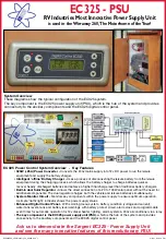 Sargent EC325-PSU Manual предпросмотр