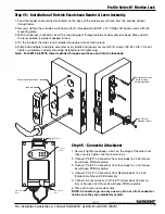 Preview for 10 page of Sargent H1 Installation Instructions Manual