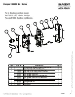 Предварительный просмотр 6 страницы Sargent Passport 1000 PG Installation Instructions Manual