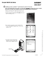 Предварительный просмотр 21 страницы Sargent Passport 1000 PG Installation Instructions Manual