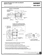 Preview for 3 page of Sargent POWERGLIDE 281 Installation Instructions