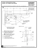 Preview for 4 page of Sargent POWERGLIDE 281 Installation Instructions