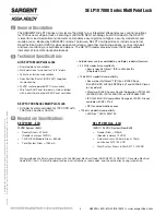 Preview for 4 page of Sargent SE LP10 7000 Series Installation Instructions Manual