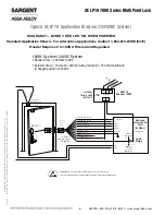 Preview for 6 page of Sargent SE LP10 7000 Series Installation Instructions Manual