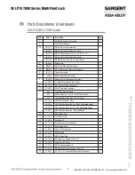 Preview for 9 page of Sargent SE LP10 7000 Series Installation Instructions Manual