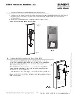 Preview for 15 page of Sargent SE LP10 7000 Series Installation Instructions Manual