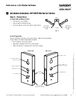 Preview for 15 page of Sargent v.G1.5 Installation Instructions Manual