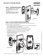 Preview for 19 page of Sargent v.G1.5 Installation Instructions Manual