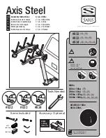 Preview for 1 page of Saris Axis Steel 833 Assembly Instructions Manual