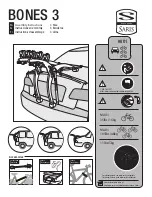 Saris BONES 3 Assembly Instructions предпросмотр