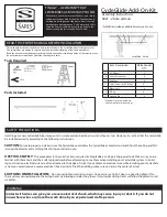 Saris CycleGlide Assembly Instructions предпросмотр