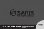 Предварительный просмотр 1 страницы Saris ELECTRIC BIKE PUMP Operation & Maintenance Manual