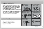 Предварительный просмотр 11 страницы Saris ELECTRIC BIKE PUMP Operation & Maintenance Manual