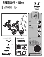 Предварительный просмотр 1 страницы Saris FREEDOM 4 Bike Assembly Instructions Manual