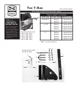 Preview for 1 page of Saris T-Rax 2 bike (212) Instalation Manual