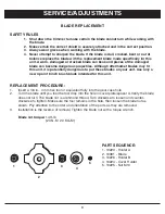 Предварительный просмотр 11 страницы Sarlo WeedBoss BC-8 Owner'S Manual