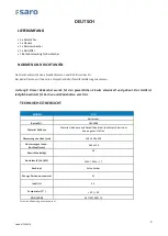 Preview for 4 page of saro 282-3080 Operating Instructions Manual