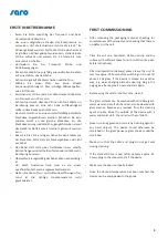 Preview for 8 page of saro 330-1140 Operation Instructions Manual