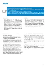 Preview for 12 page of saro 330-1140 Operation Instructions Manual